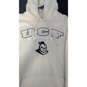 Large Ucf knights Colosseum Yellow Beige Embroidered Pullover Jacket (UcfkL)f